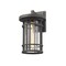 Z-Lite Jordan 1 Light Outdoor Wall Sconce, Oil Rubbed Bronze And Clear Seedy 570M-ORB - alternate 2